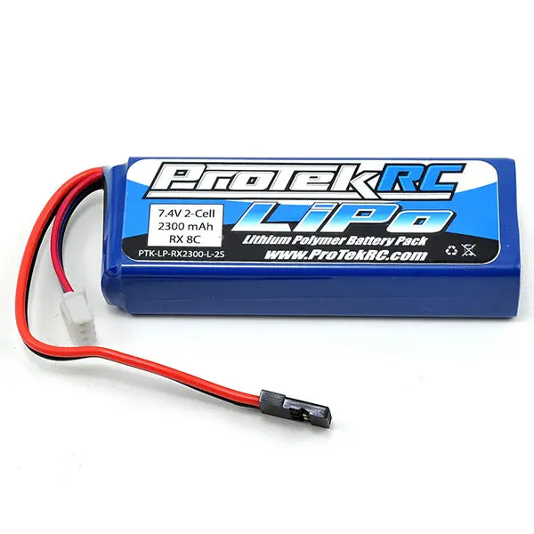 Protek Rc Lipo Receiver Battery Pack (7.4V/2300Mah) (Mugen/Ae/8Ight-X) (W/Balance Plug) 1