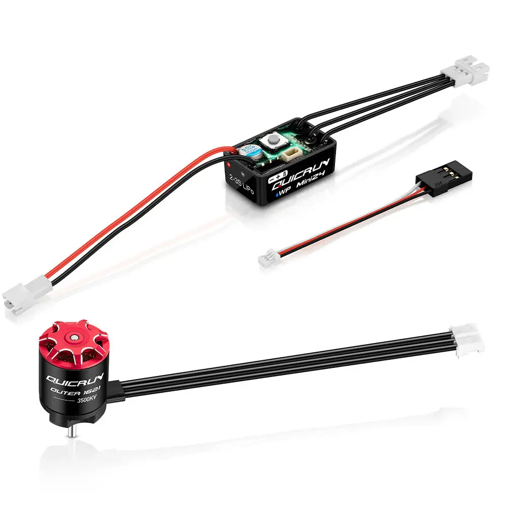 Hobbywing Quicrun Mini24 Waterproof Brushless Esc Combo W/1621Sl (3500Kv) 1