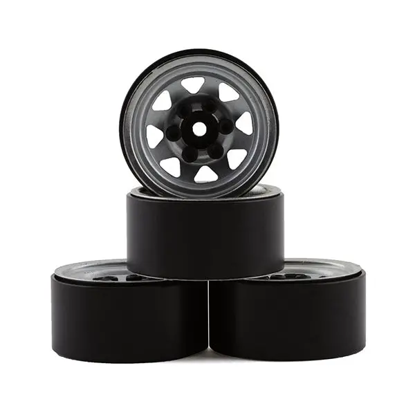Rc4wd Stamped Steel 1.0" Stock Beadlock Wheels (Silver) (4) 1