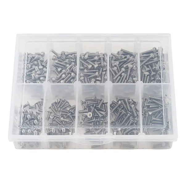Samix Stainless Steel M2.5 Screw Set W/Plastic Box (350) 1