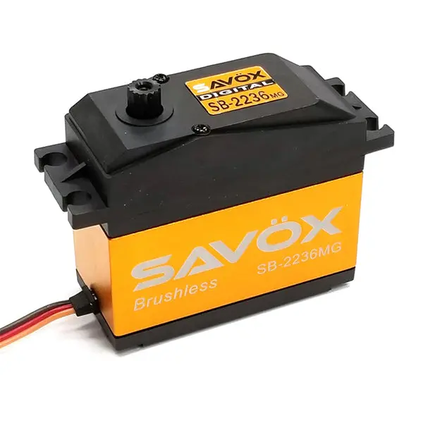Savox 1/5 Scale, High Voltage, Brushless, Digital Servo .13Sec / 555Oz @ 7.4V 1