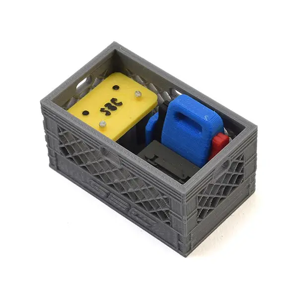 Scale By Chris Loaded Battery Backup Double Milk Crate (026Dg, 019Y, 039J, 009Green) 1