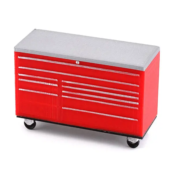 Scale By Chris 1/24 Classic Roll Around Tool Box (Red) 1