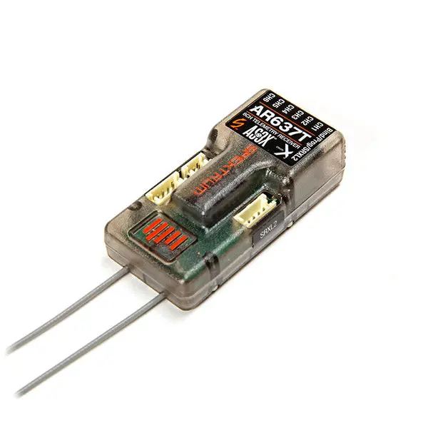 Spektrum Rc Ar637t 6-Channel Safe & As3x Telemetry Receiver 1