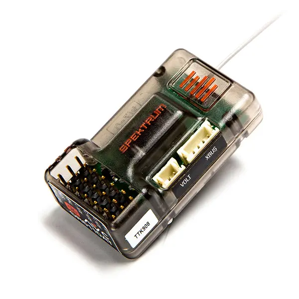 Spektrum Rc Sr6110at 6-Channel Dsmr Avc Telemetry Surface Receiver 1