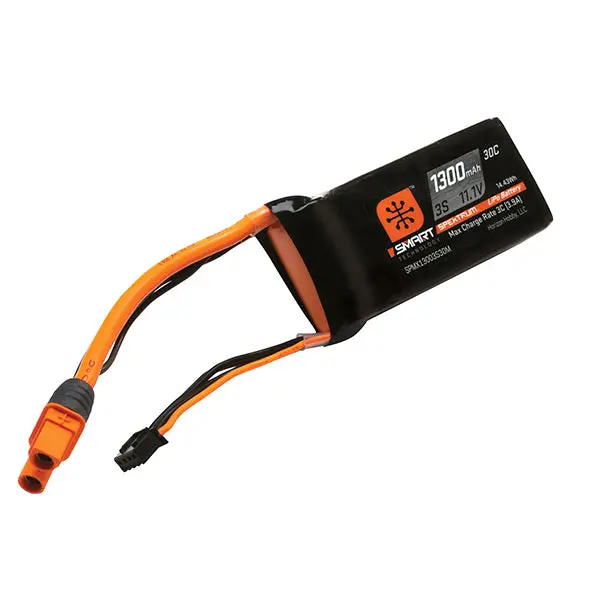 Spektrum Rc 3S Smart Lipo Battery Pack W/Ic3 Connector (11.1V/1300Mah) 1