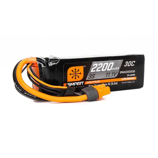 Spektrum Rc 3S Smart Lipo 30C Battery Pack W/Ic3 Connector (11.1V/2200Mah) 1