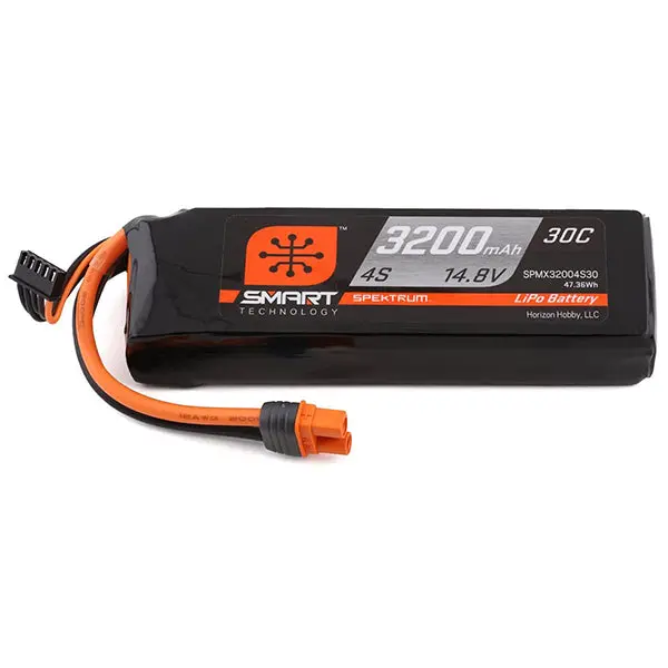 Spektrum Rc 4S Smart Lipo Hard Case Battery Pack W/Ic3 Connector (14.8V/3200Mah) 1