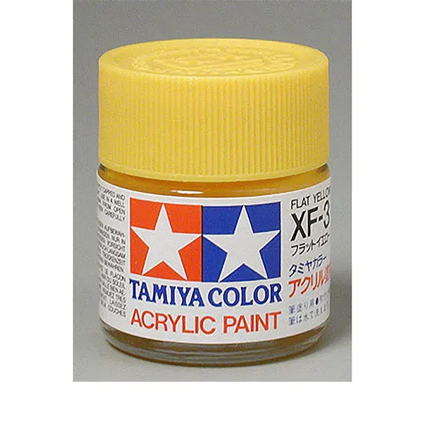 Tamiya Xf-3 Flat Yellow Acrylic Paint (23Ml) 1