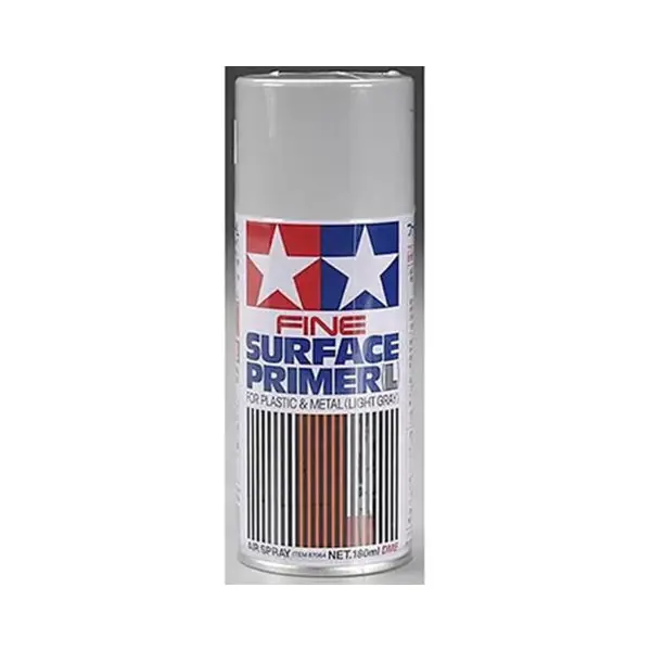 Tamiya Light Grey Fine Surface Primer Spray Paint (180Ml) 1