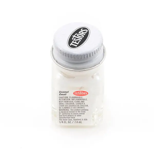 Testors White Enamel Paint (1/4Oz) 1