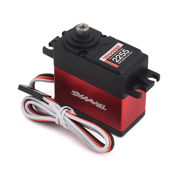 Traxxas 400 High Torque Metal Gear Waterproof Brushless Servo (Red) (High Voltage) 1