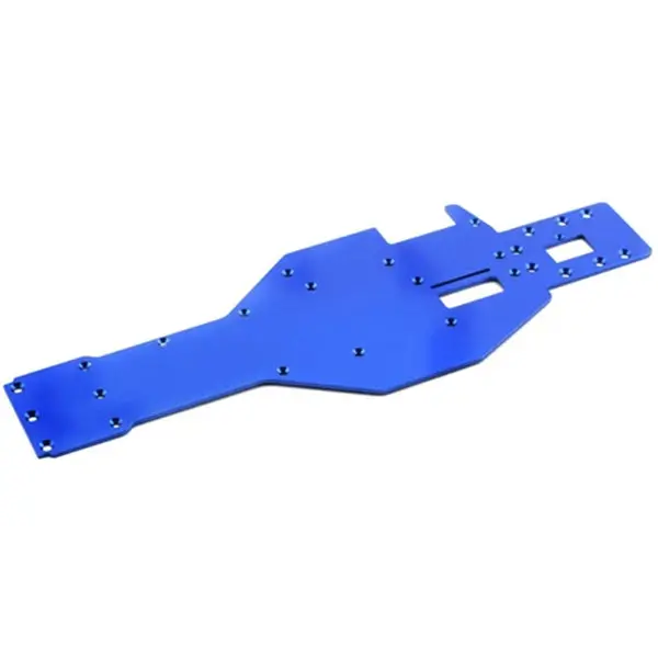 Traxxas Aluminum Lower Chassis (Blue) 1
