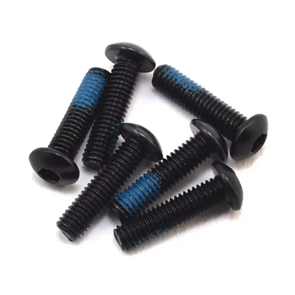 Traxxas 3X12mm Button Head Hex Screws W/Threadlock (6) 1