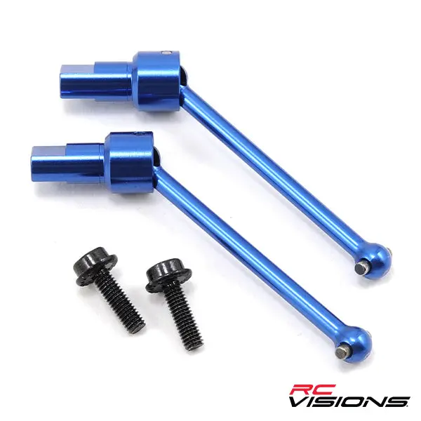 Traxxas Latrax Aluminum Front/Rear Driveshaft (2) (Blue) 2