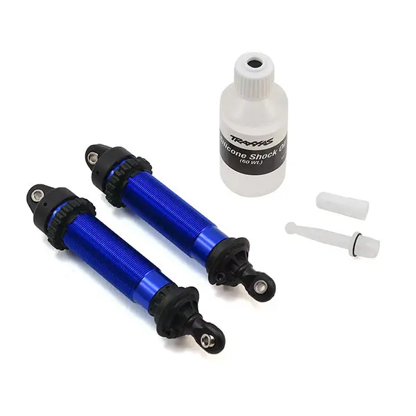 Traxxas 139Mm Unlimited Desert Racer Rear Aluminum Threaded Gtr Shocks (Blue) (2) 2