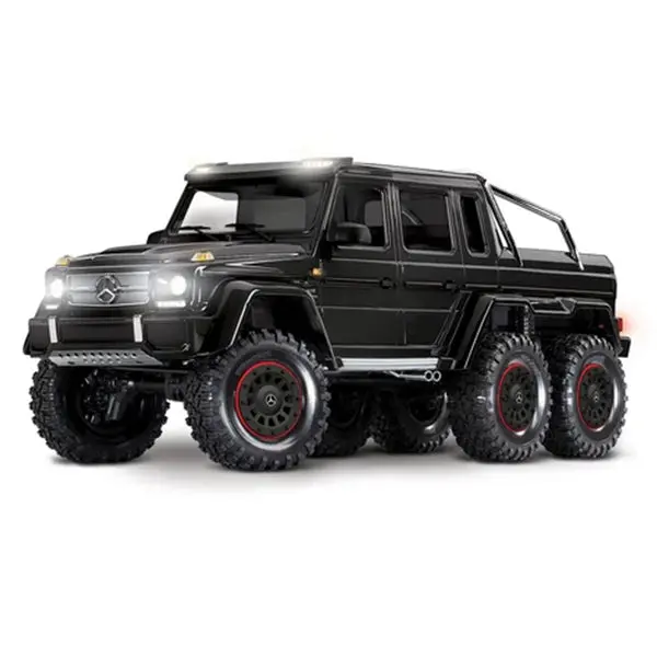 Traxxas Trx-6 1/10 6X6 Trail Crawler Truck W/Mercedes-Benz G 63 Amg Body (Black) W/Tqi 2.4Ghz Radio 1