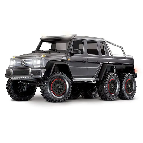 Traxxas Trx-6 1/10 6X6 Trail Crawler Truck W/Mercedes-Benz G 63 Amg Body (Black) W/Tqi 2.4Ghz Radio 2
