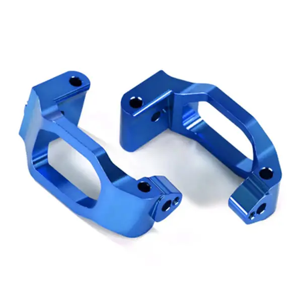 Traxxas Maxx Aluminum Caster Blocks (Blue) 1