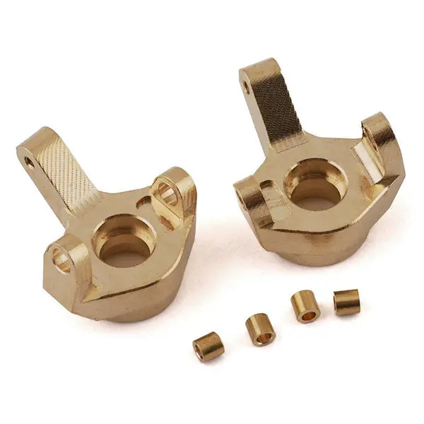 Yeah Racing Scx24 Brass Front Steering Knuckles 1
