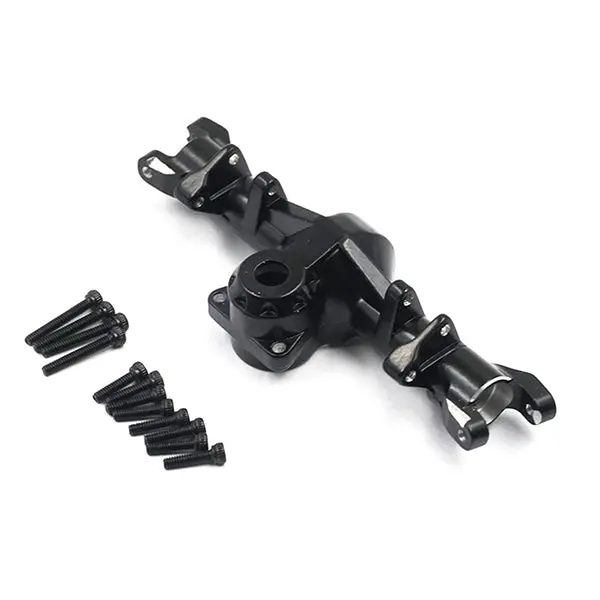 Yeah Racing Scx24 Aluminum Front Axle Housing (Black) 1