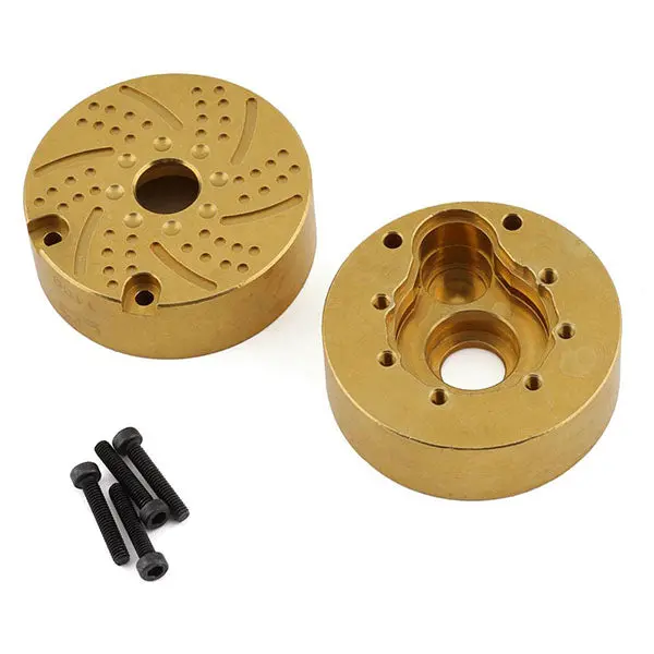 Yeah Racing Traxxas Trx-4 High Mass Brass Outer Portal Drive Housing (2) (118G) 1
