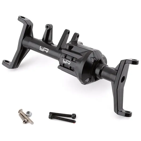 Yeah Racing Traxxas Trx-4/Trx-6 Aluminum Front Axle Housing (Black) 1