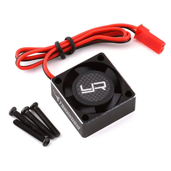Yeah Racing 25X25x10mm Aluminum Case Tornado Plus High Speed Cooling Fan (Black) 1