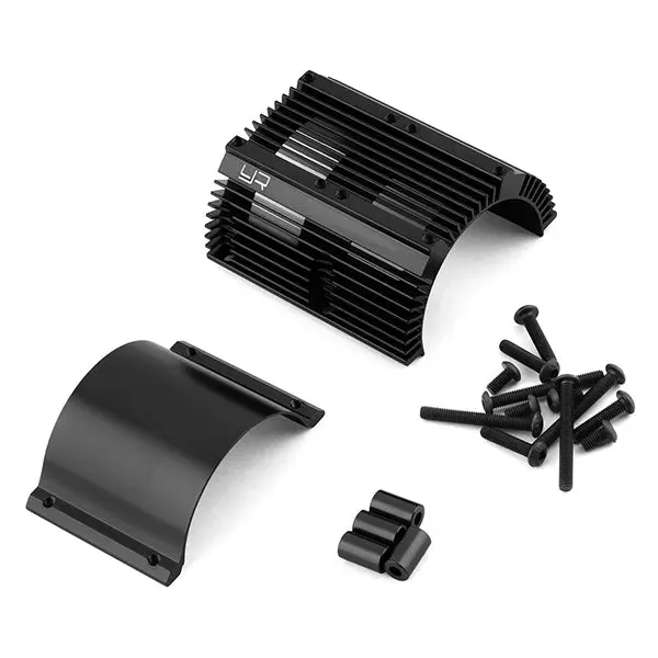 Yeah Racing Aluminum Motor Heat Sink (Black) (40.8Mm Diameter) 1
