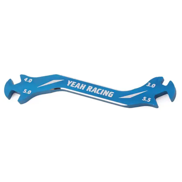 Yeah Racing Aluminum Turnbuckle Wrench (Blue) (3, 4, 5, 5.5Mm) 1
