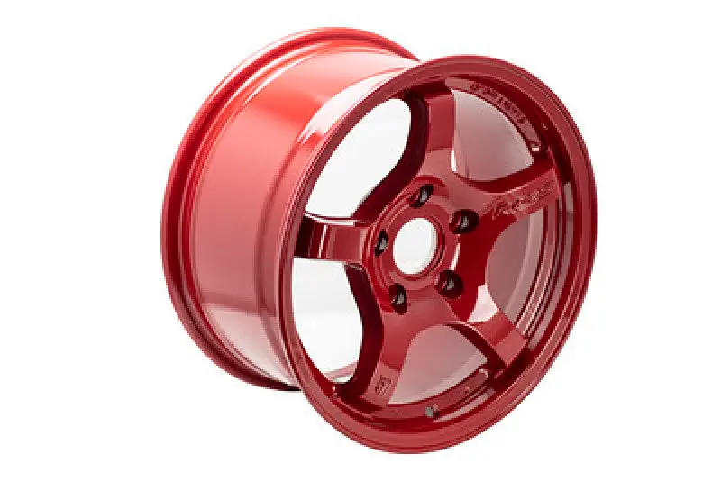 Gram Lights 57Cr 18X9.5 +38 5X114.3 Milano Red Wheel 1