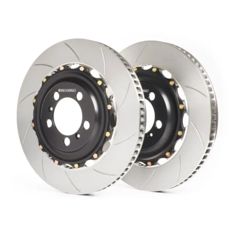 Girodisc 03-09 Nissan 350Z (W/Brembo Calipers) 2-Piece Slotted Front Rotors 1