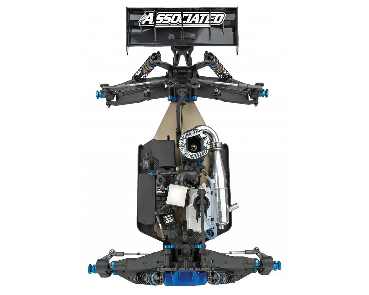 Team Associated Rc8t4 Team Competition 1/8 4Wd Off-Road Nitro Truggy Kit W/Gearbox Upgrade 1
