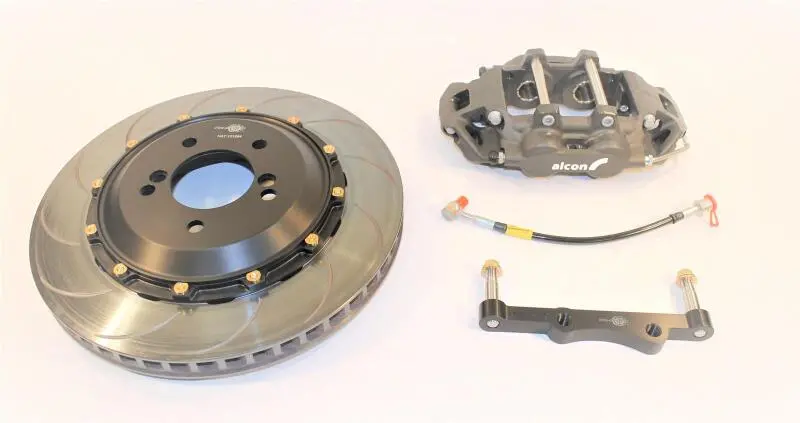Alcon Bmw E46 M3 Scca 4 Piston 332X32mm/4 Piston 309X32mm Race Kit - Front & Rear - Anodized 1