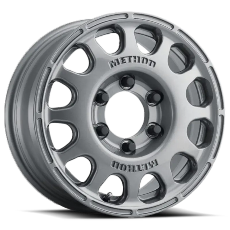 Method Mr107 16X7 +25Mm Offset 6X5.5 106.25Mm Cb Gloss Titanium Wheel 1