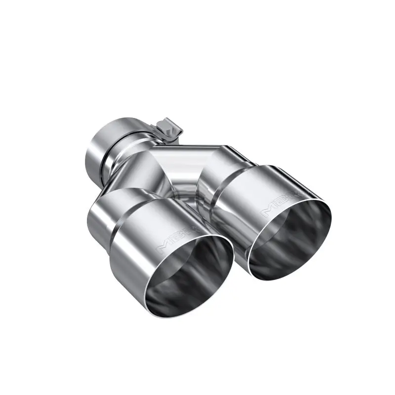 Mbrp 3In Id / Dual 4In Od Out Staggered L 9.37In / R 9.87In Single Wall T304 Ss Univ Exhaust Tip 1