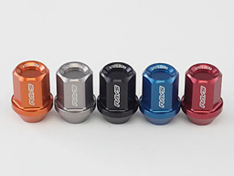 Rays Dura-Nut L32 Straight Type 12X1.25 Lug Nut Set 16 Lug 4 Lock Set - Gunmetal 1