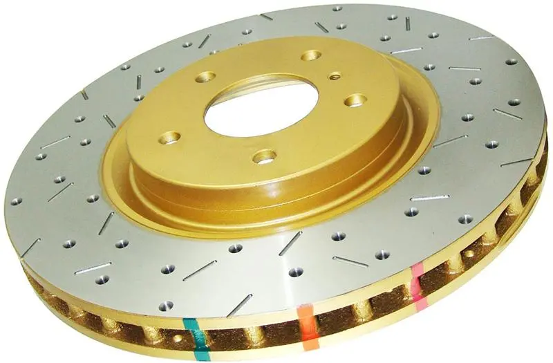 Dba 03-05 Evo 8/9 Front Drilled & Slotted 4000 Series Rotor 1