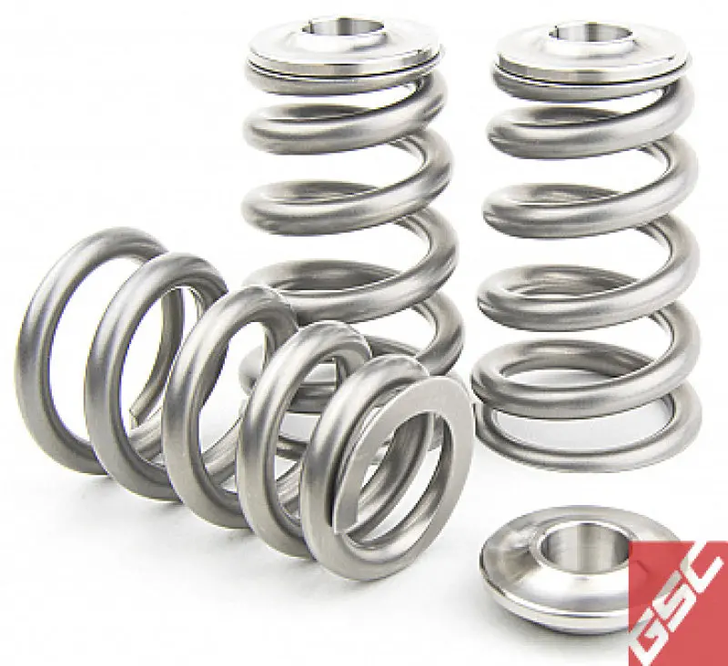 Gsc P-D Toyota 2Jz-Gte Extreme Pressure Single Conical Valve Spring And Ti Retainer Kit 1