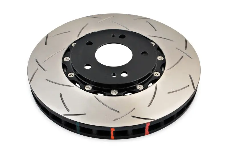 Dba 03-05 Evo 8/9 Front Slotted 5000 Series 2 Piece Rotor Assembled W/ Black Hat 2