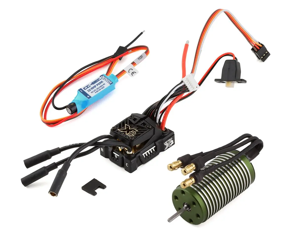 Castle Creations Mamba Micro X2 Waterproof 1/18Th Scale Brushless Combo (5300Kv) W/Cse010-0004-00 10A Bec 1