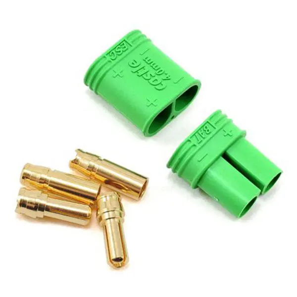 Castle Creations 4Mm Polarized Bullet Connector Set (Male/Female) 1