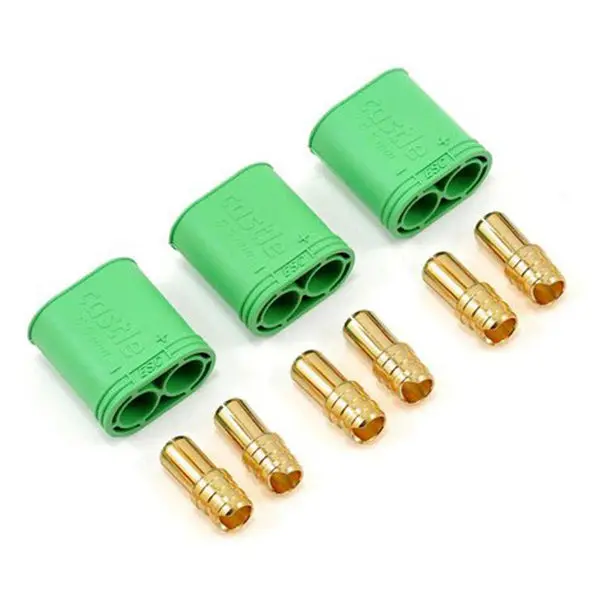 Castle Creations 6.5Mm Polarized Bullet Connector (3) (Male) 1