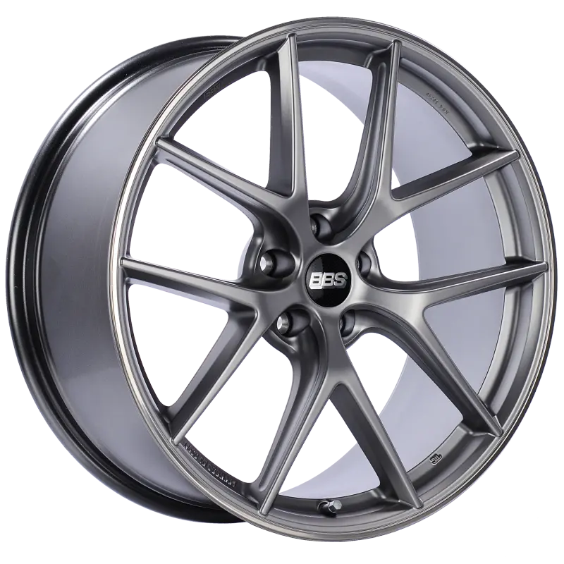 Bbs Ci-R 20X9 5X112 Et25 Platinum Silver Polished Rim Protector Wheel -82Mm Pfs/Clip Required 1