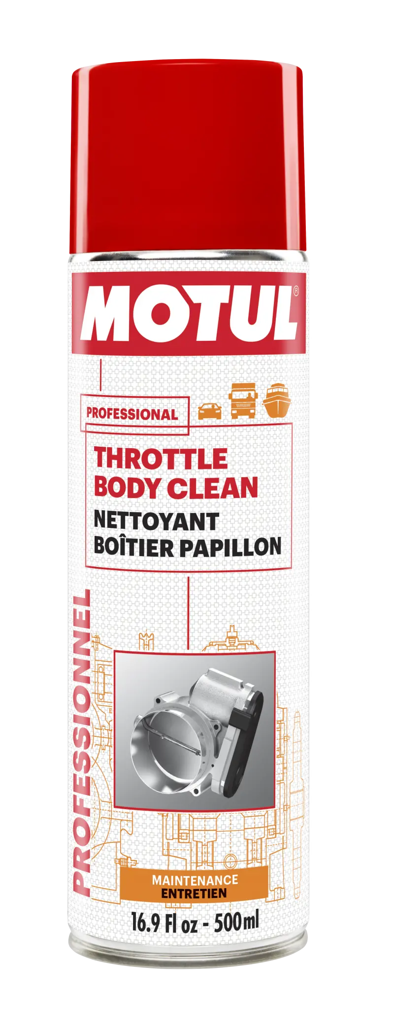 Motul 300Ml Throttle Body Clean Additive (Aerosol) 1