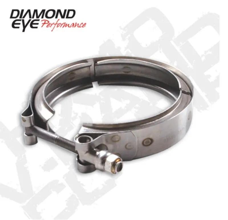 Diamond Eye Clamp V 3.75In Nominal Fits Chevy 6.5L Stock Turbo 1