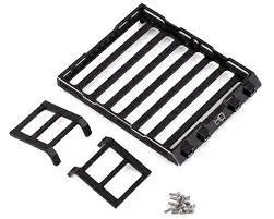 Hot Racing Aluminum Roof Rack With Light Bar Scx24 1