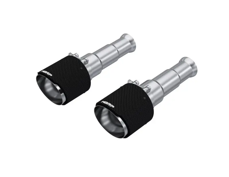 Mbrp 19-24 Ram 1500 Classic 5.7L Hemi 5In Od Dual Wall Angle Cut T304 Carbon Fib Exhaust Tips - Pair 1