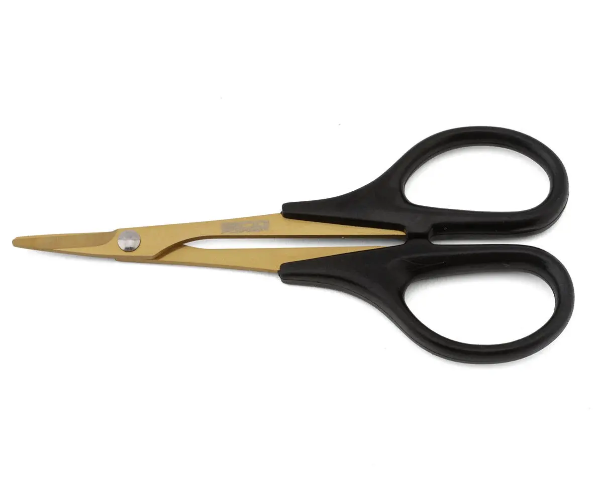 Ecopower Tin Coated Curved Body Scissors 1