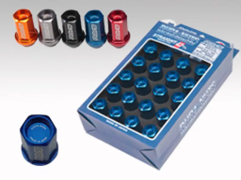 Rays Dura-Nut L42 Straight Type 12X1.50 Lug Nut Set 16 Lug 4 Lock Set - Red 1